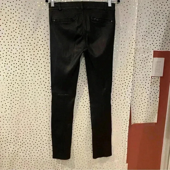 Vince Black Leather Jeans - Picture 12 of 12